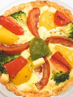 健康で簡単な野菜トマトパイ-レシピのメイン写真