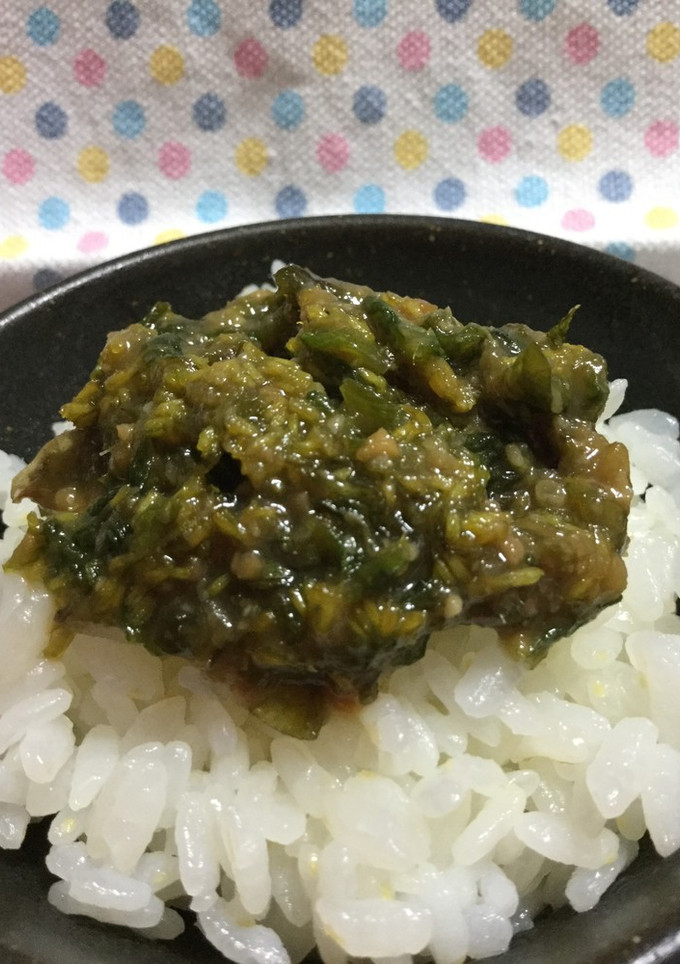 ごはんのおとも フキノトウ味噌-レシピのメイン写真