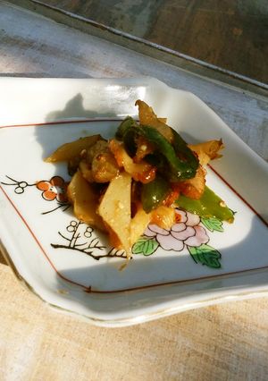 糖尿病おかず　お弁当シャキシャキ菊芋炒め-レシピのメイン写真