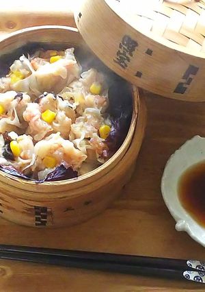 蟹と玉蜀黍の焼売-レシピのメイン写真
