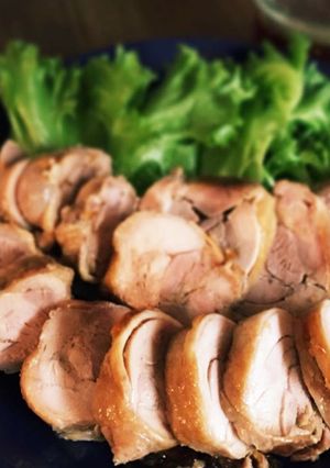 簡単シンプルレンジ鶏チャーシュー(^^)-レシピのメイン写真