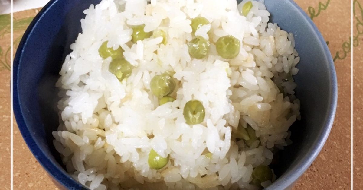 旬の味☆豆ご飯 by クックloveまま☆ 【クックパッド】 簡単