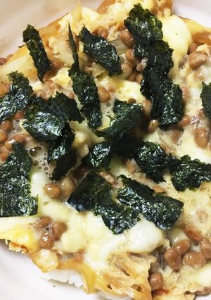 簡単☆納豆チーズ丼♪ランチに晩ご飯に♪-レシピのメイン写真