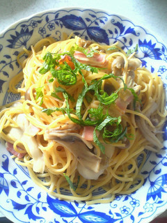 簡単ランチ♪きのことベーコンの和風パスタ-レシピのメイン写真
