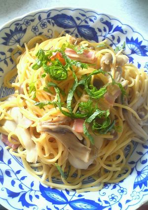 簡単ランチ♪きのことベーコンの和風パスタ-レシピのメイン写真