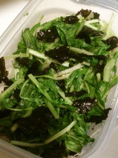 水菜と韓国海苔の和え物-レシピのメイン写真