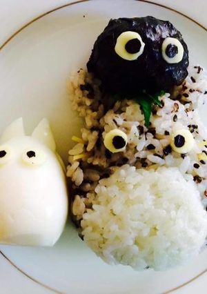 大注目♪トトロのキャラ弁♪ジブリ飯-レシピのメイン写真
