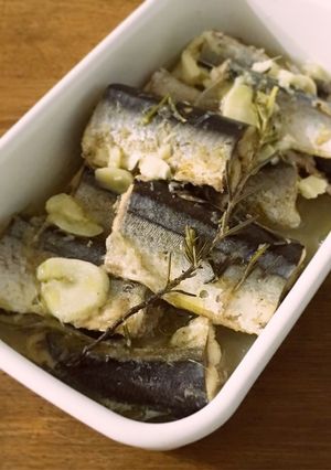 イタリア風煮サンマ 常備菜にも-レシピのメイン写真