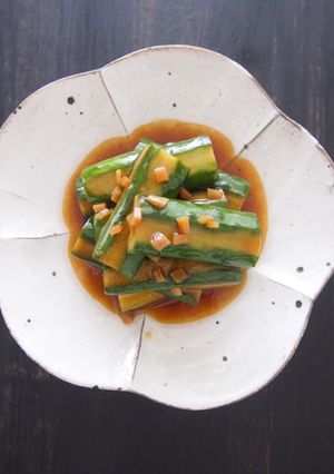 焦がし醤油で旨い！　きゅうりの漬物-レシピのメイン写真