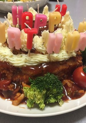 ハンバーグケーキ-レシピのメイン写真