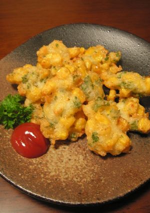 カリっサクっなコーンのチーズかき揚げ-レシピのメイン写真