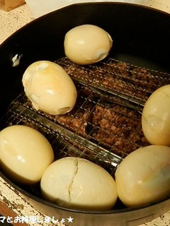 アウトドアで簡単★卵の燻製-レシピのメイン写真