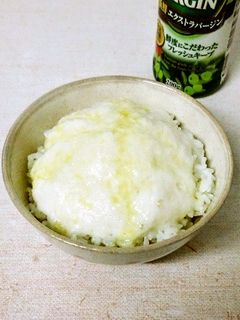 とろろごはん~オリーブオイルがけ~-レシピのメイン写真
