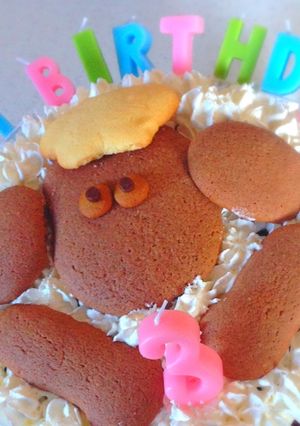インパクト大♡BDケーキ-レシピのメイン写真