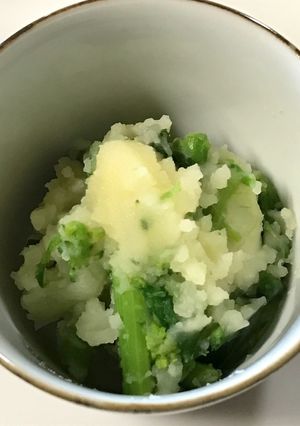 菜の花とじゃがいもの和サラダ-レシピのメイン写真