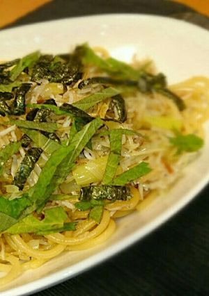 大葉としらすの和風パスタ-レシピのメイン写真