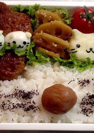 にゃんにゃんにゃんこ(キャラ弁)-レシピのメイン写真