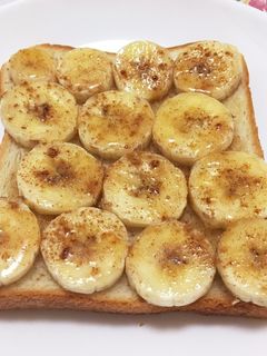バナナシナモンハニートースト-レシピのメイン写真
