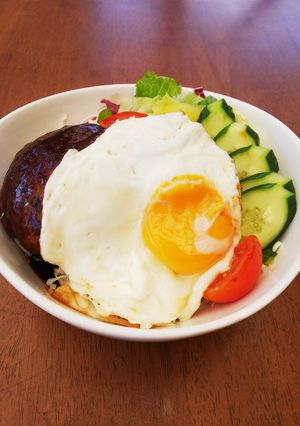 簡単で旨し!休日ランチにも◎ロコモコ丼♪-レシピのメイン写真