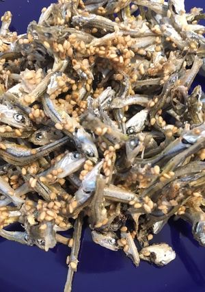 小魚バリバリ食べちゃうおやつ-レシピのメイン写真