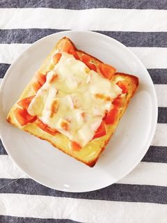 シンプル♪トマトトースト-レシピのメイン写真