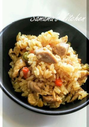 炊飯器でカレーピラフ-レシピのメイン写真