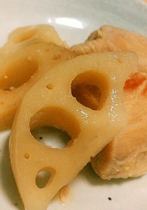 マヨ鶏胸肉とレンコンの簡単筑前煮風-レシピのメイン写真