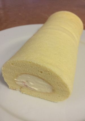 ふかふかロールケーキ 20x20-レシピのメイン写真
