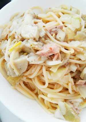 アーティチョークとツナのパスタ-レシピのメイン写真