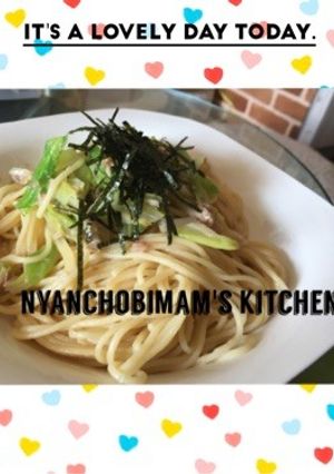 キャベツとツナの和風パスタ-レシピのメイン写真