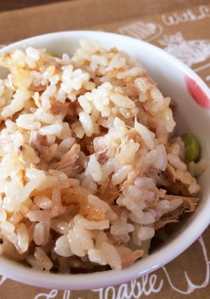 ツナと枝豆の炊き込みご飯-レシピのメイン写真