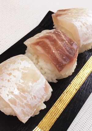 鯛の昆布じめ 手まり寿司-レシピのメイン写真