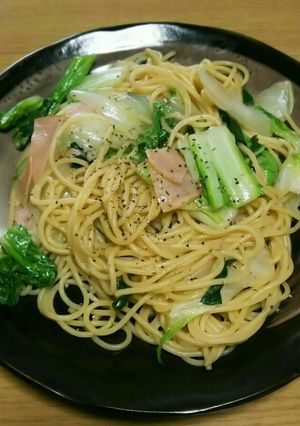 和風パスタ～残りものの野菜で～-レシピのメイン写真