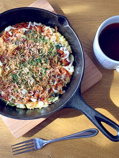 ごはんでお好み焼き♪-レシピのメイン写真
