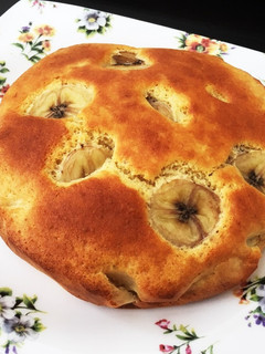 ノンオイル*おひとり様バナナケーキ-レシピのメイン写真