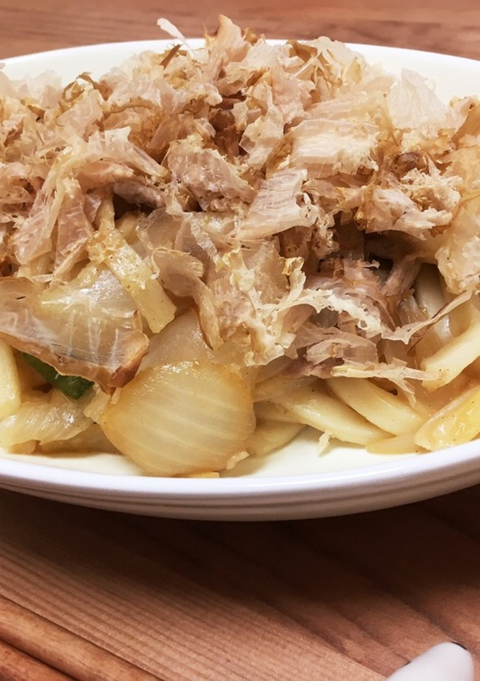 残りもので優しいお味の簡単焼うどん＊-レシピのメイン写真