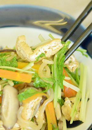 みず菜と油揚げの含め煮-レシピのメイン写真