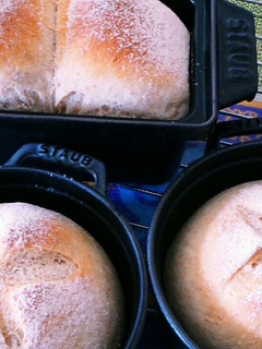 ストウブで★全粒粉のフワフワ食事パン-レシピのメイン写真