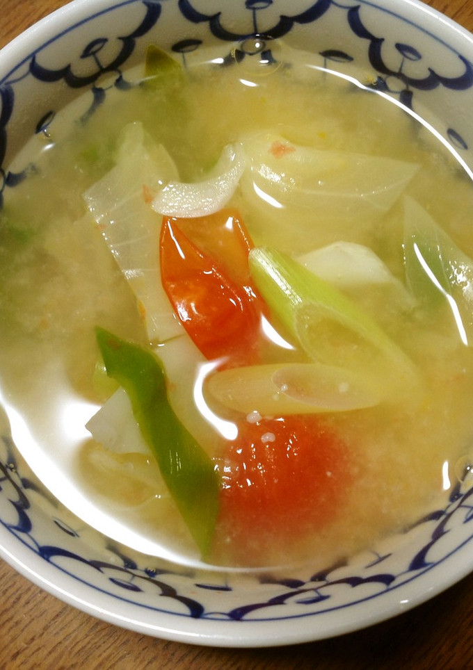 キャベツとトマトの和風スープ-レシピのメイン写真