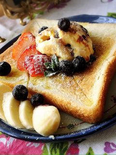 イタリ和ん?トースト☆アイスのせ-レシピのメイン写真