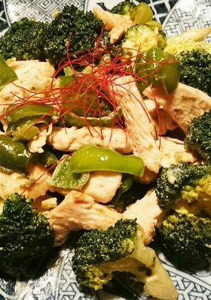 鶏とブロッコリーのたらこマヨ炒め-レシピのメイン写真