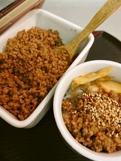 豚ひきそぼろご飯-レシピのメイン写真