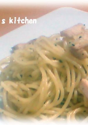 鶏ハムとクレイジーソルトのスパゲッティ-レシピのメイン写真