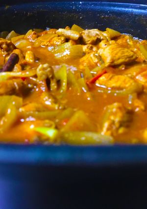 ホットチキンカレー-レシピのメイン写真