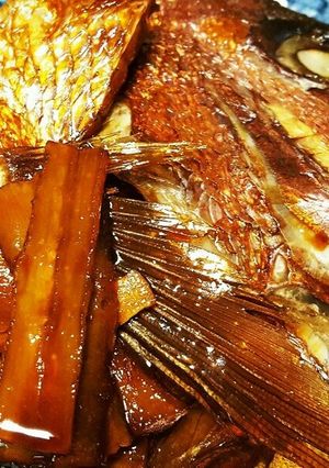 鯛のあら炊き-レシピのメイン写真