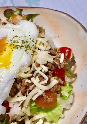 新玉ねぎサルサソースでタコライス！-レシピのメイン写真