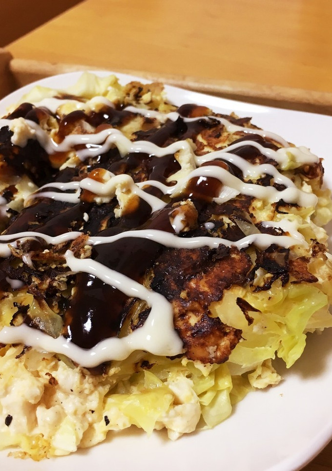 簡単！ダイエットに！お好み焼き風-レシピのメイン写真