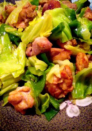 野菜たっぷり♪キャベツと鶏のカレー炒め-レシピのメイン写真