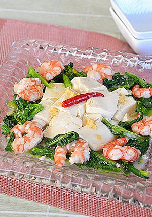 粗切りしょうが香る*春色ふるるん豆腐♪-レシピのメイン写真