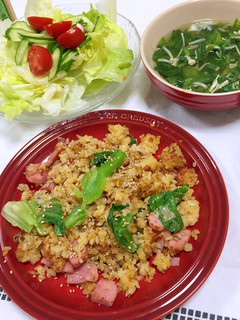 簡単レタスチャーハン-レシピのメイン写真